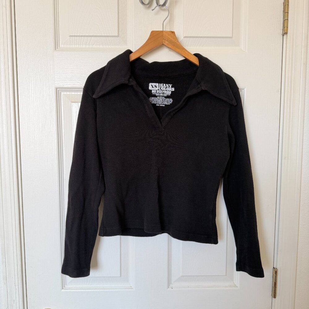 Big Bud Press - Fishman Polo Long Sleeve (XS, Black)